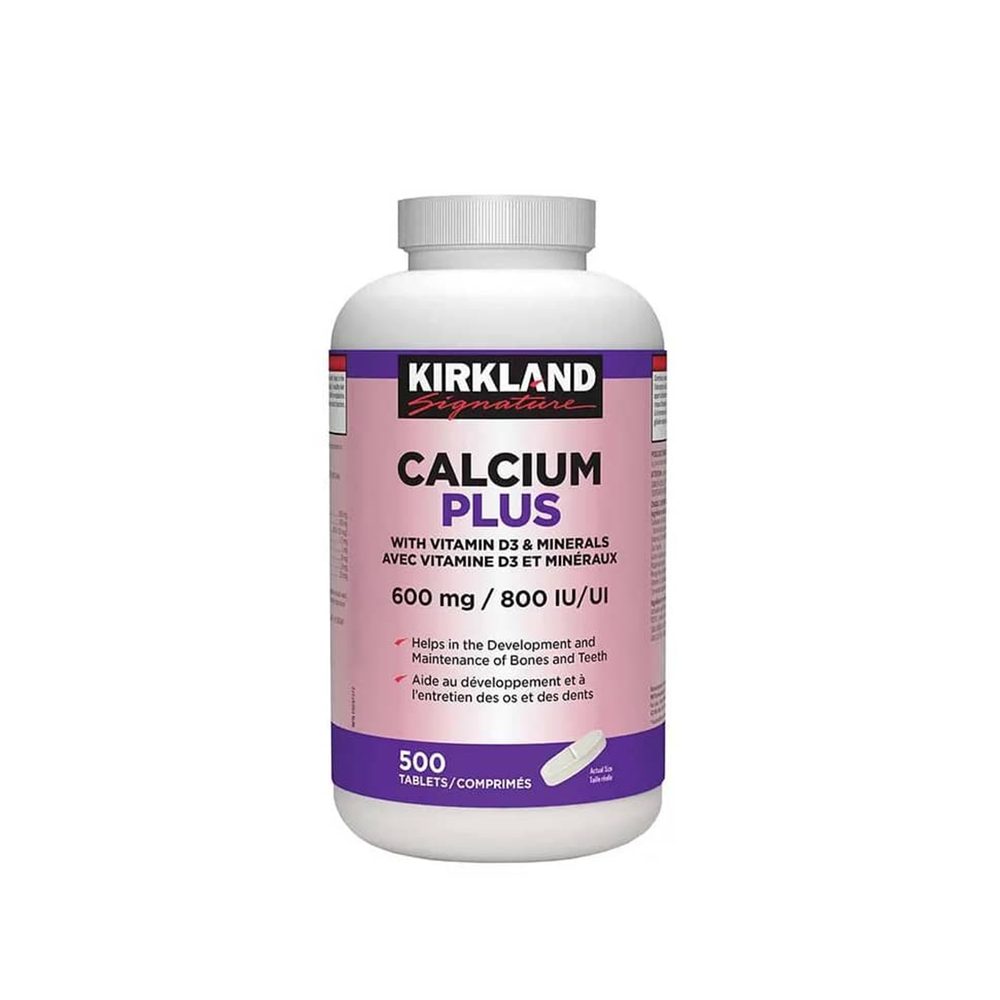 Calcium Plus 600mg - Kirkland